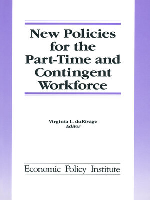 cover image of New Policies for the Part-time and Contingent Workforce
